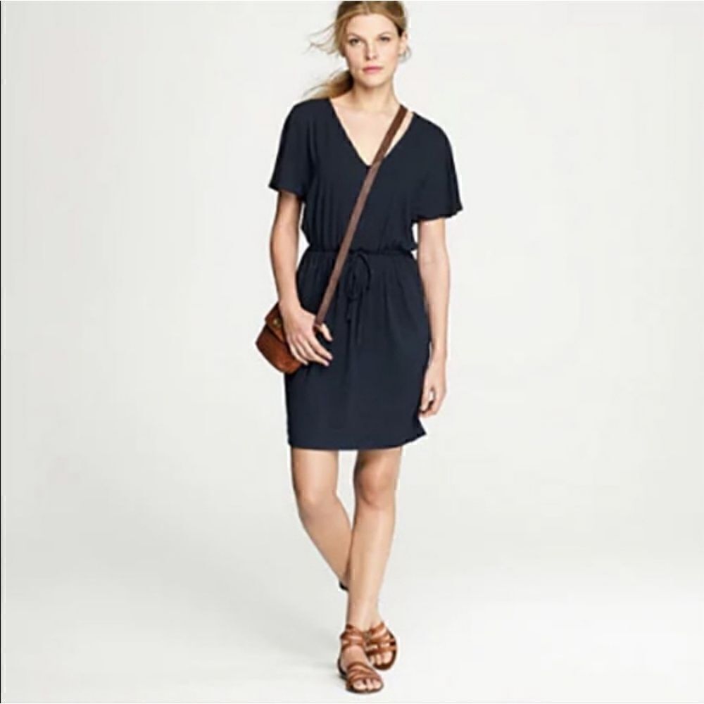 J. Crew Vacation Dress in Black Size Extra Small
